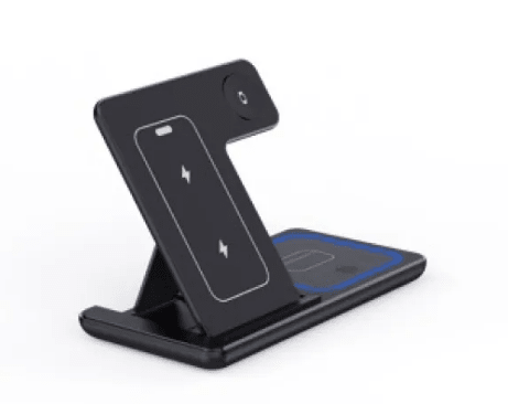 15W 3 In 1 LED Foldable Fast Wireless Charger StandNIMBRIX