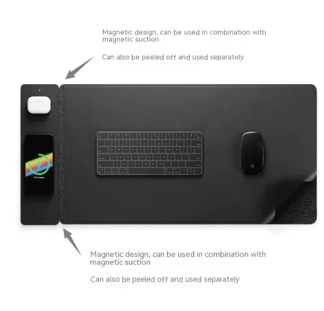 15W Magnetic Wireless Charger Mouse PadNIMBRIX