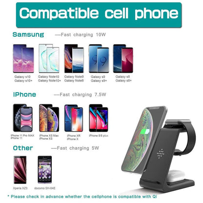 3 in 1 Wireless Charger Stand for iPhoneNIMBRIX