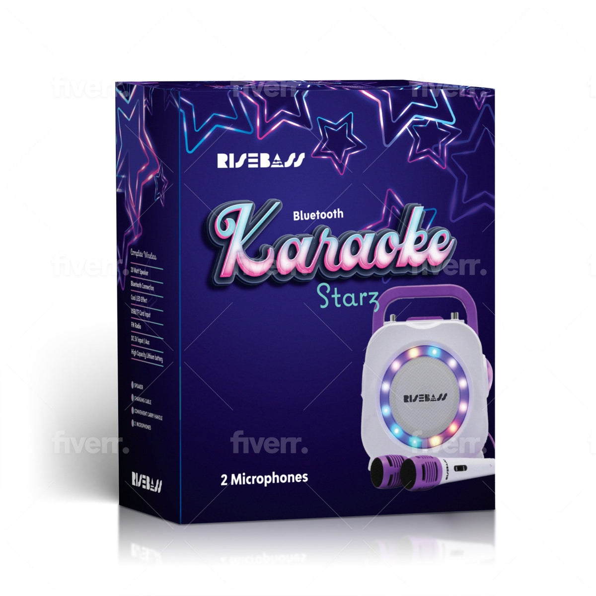Karaoke Machine for Kids - Bluetooth Speaker with 2 Microphone - Portable Kids Karaoke Machine for Girls and Boys - Birthday Gift for Girls and Boys Ages 2 Years Old and Up.NIMBRIX