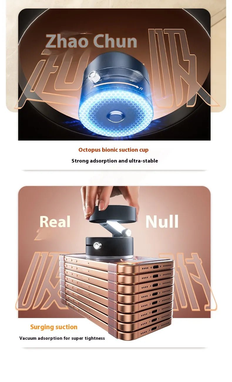 Magnetic Foldable Phone Holder with Suction CupNIMBRIX