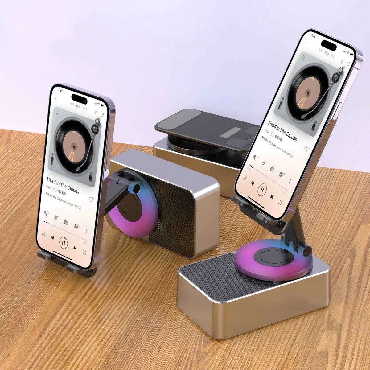 Mobile Phone Bracket Audio Two-in-one Rotating FoldableNIMBRIX