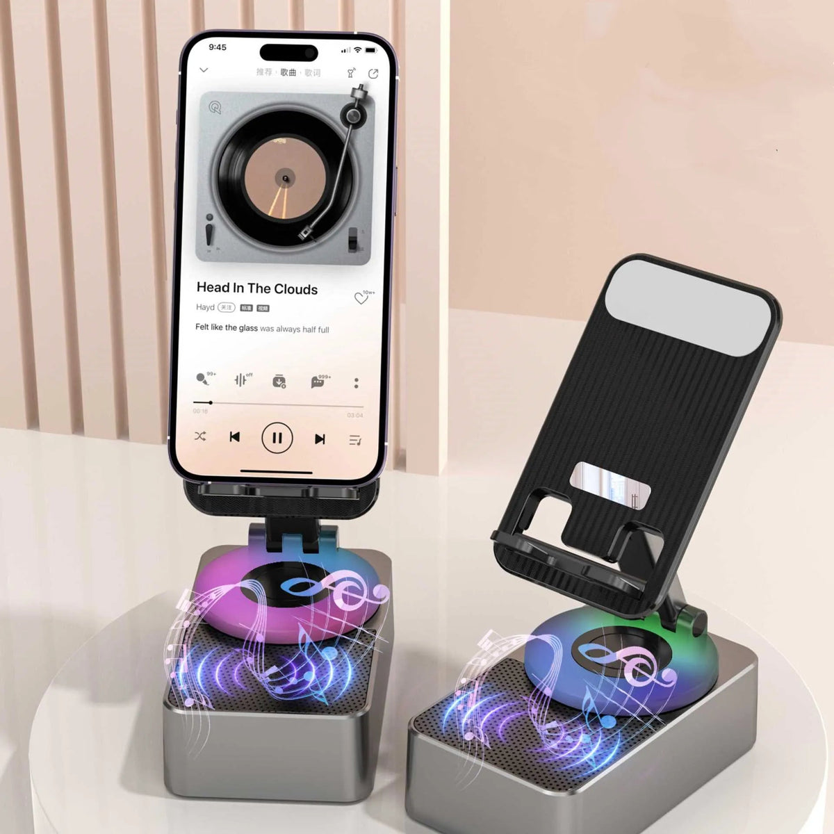 Mobile Phone Bracket Audio Two-in-one Rotating FoldableNIMBRIX