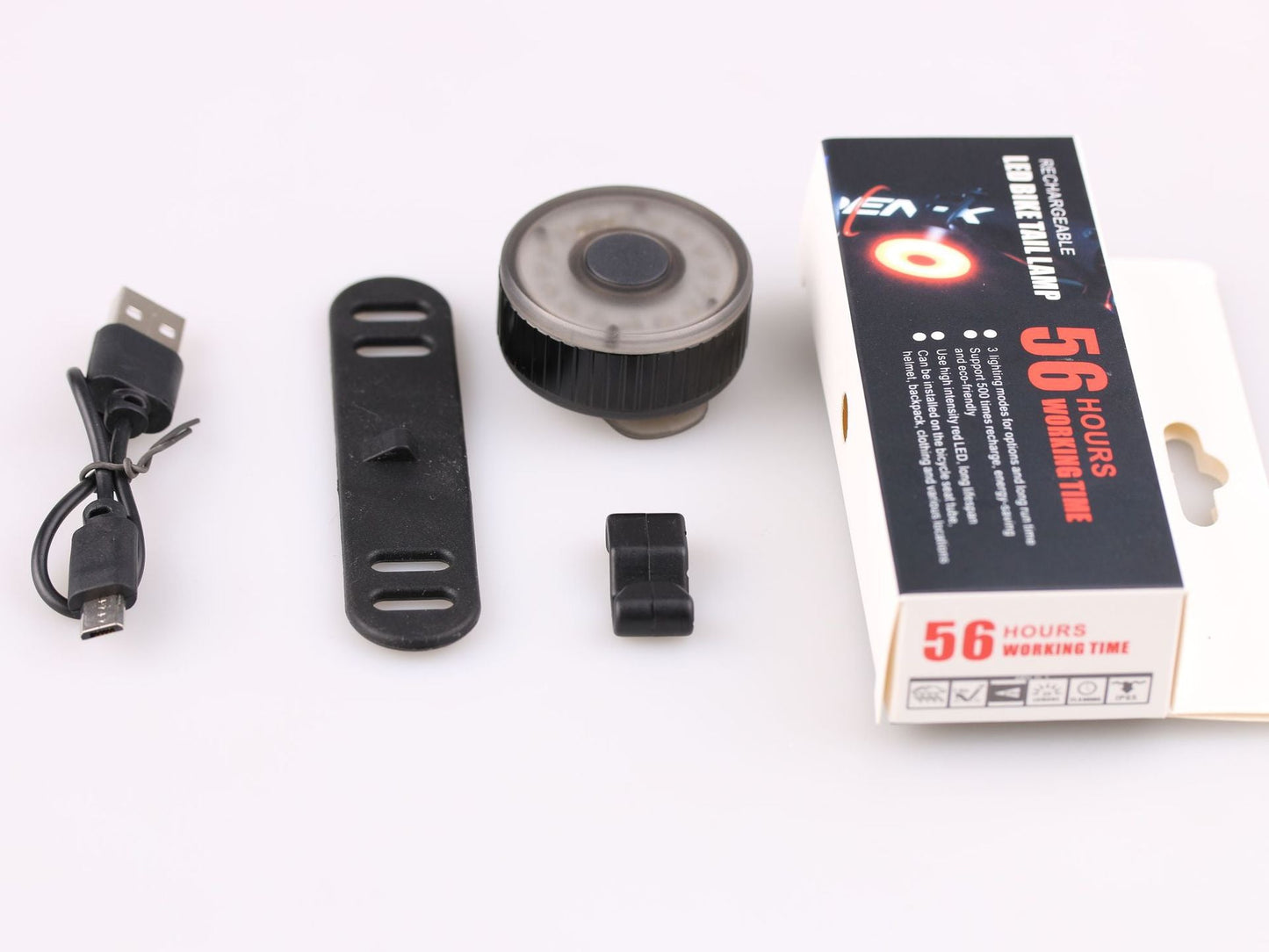 USB Rechargeable Bike Light with Phone Holder and HornNIMBRIX