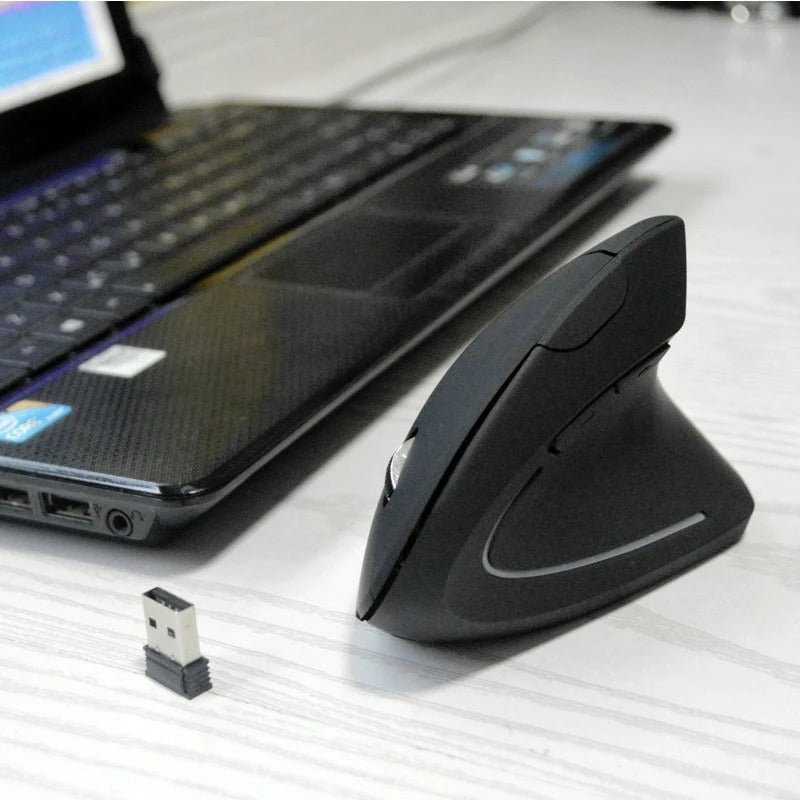 Wireless 2.4G Vertical Right - Hand Charging MouseNIMBRIX